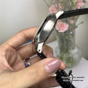 VSF P9000 PAM312 44mm Luminor Black Dial Black Leather Strap - Image 9