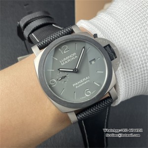 VSF P9010 PAM1662 44mm Luminor Carbon Grey Dial Black Nylon Strap - Image 8