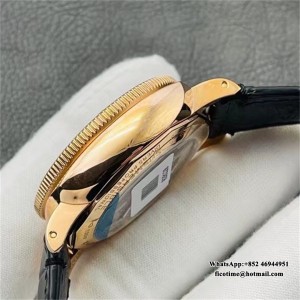 VSF OP XXXIV PAM974 42mm Submersible RG Black Dial Black Leather Strap - Image 5