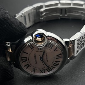AF NH05A Ballon Bleu De Cartier 33mm RG/SS MOP Dial RG/SS Bracelet - Image 7