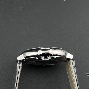 AF NH05A Ballon Bleu De Cartier 33mm White Dial Black Leather Strap - Image 6