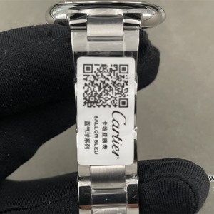 AF Swiss Quartz Ballon Bleu De Cartier 33mm Pink Dial SS Bracelet - Image 5