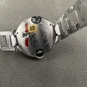 AF Swiss Quartz Ballon Bleu De Cartier 33mm Pink Dial SS Bracelet - Image 9