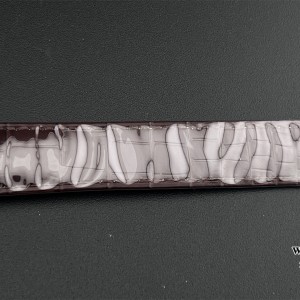 AF A2824 Ballon Bleu De Cartier 42mm RG White Dial Brown Leather Strap - Image 7