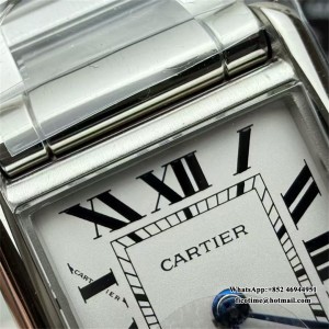 AF Swiss Quartz Tank Must 29.5x22mm White Dial SS Bracelet - Image 6