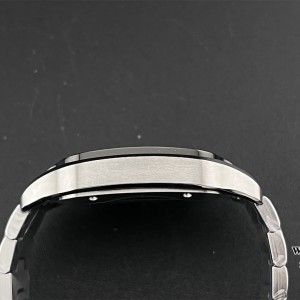 BVF MY9015 Santos Large 40mm Black Bezel Grey Dial SS Bracelet - Image 6