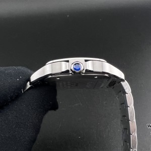 BVF MY9015 Santos Large 40mm White Dial SS Bracelet - Image 8