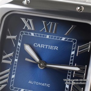 BVF MY9015 Santos Large 40mm Blue Dial SS Bracelet - Image 9