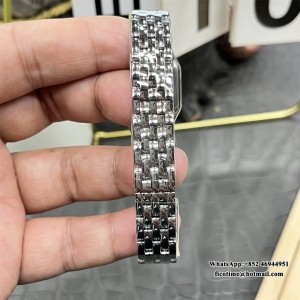 BVF Swiss Quartz PANTHERE 22mm White Dial SS Bracelet - Image 5