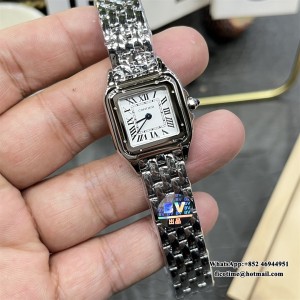 BVF Swiss Quartz PANTHERE 22mm White Dial SS Bracelet - Image 7