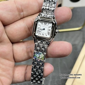 BVF Swiss Quartz PANTHERE 22mm White Dial SS Bracelet - Image 9