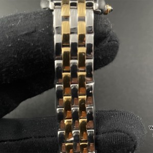 BVF Swiss Quartz PANTHERE 22mm YG/SS White Dial YG/SS Bracelet - Image 5