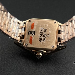 BVF Swiss Quartz PANTHeRE 22mm RG White Dial RG Bracelet - Image 3