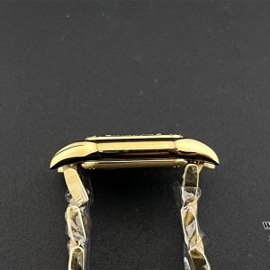 BVF Swiss Quartz PANTHERE 22mm YG Diamond Bezel White Dial YG Bracelet - Image 6