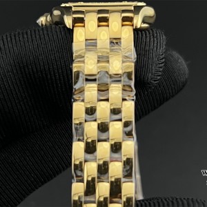 BVF Swiss Quartz PANTHERE 22mm YG Diamond Bezel White Dial YG Bracelet - Image 8