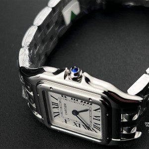 BVF Swiss Quartz PANTHERE 27mm White Dial SS Bracelet - Image 6