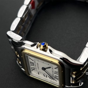 BVF Swiss Quartz PANTHERE 27mm YG/SS White Dial YG/SS Bracelet - Image 3