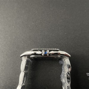 BVF Swiss Quartz PANTHERE 27mm Diamond Bezel White Dial SS Bracelet - Image 4