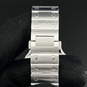 Santos Medium 35mm Green Dial SS Bracelet BVF MY9015 - Image 2