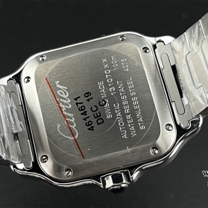 Santos Medium 35mm Green Dial SS Bracelet BVF MY9015 - Image 4