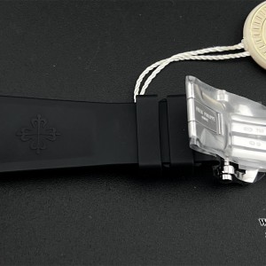 PPF A324SC Nautilus 5711 40mm Black Dial Black Rubber Strap - Image 8