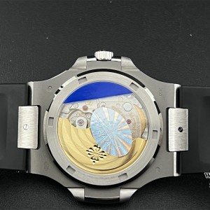 PPF A324SC Nautilus 5711 40mm Black Dial Black Rubber Strap - Image 9