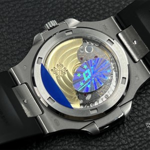 PPF A324SC Nautilus 5711 40mm White Black Rubber Strap - Image 6