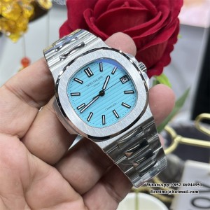 PPF A324SC Nautilus 5711 40mm Tiffany Blue Dial SS Bracelet - Image 5