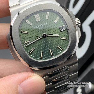 PPF A324SC Nautilus 5711 40mm Green Dial SS Bracelet - Image 3