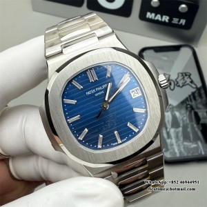 3KF A324SC Nautilus 5711 40th Annyversery 40mm Blue Dial SS Bracelet - Image 7