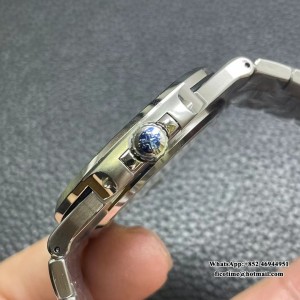 3KF A324SC Nautilus 5711 40mm Diamond Bezel Green Dial SS Bracelet - Image 6