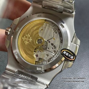 3KF A324SC Nautilus 5711 40mm Diamond Bezel Green Dial SS Bracelet - Image 8