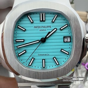 3KF A324SC Nautilus 5711 40mm Tiffany Blue Dial SS Bracelet - Image 5