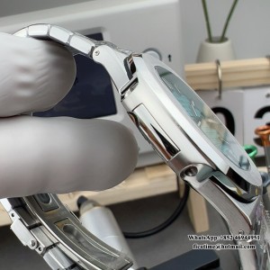 3KF A324SC Nautilus 5711 40mm Tiffany Blue Dial SS Bracelet - Image 7