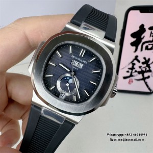 PPF A324SC Nautilus 5726 40mm Blue Dial Blue Rubber Strap - Image 2