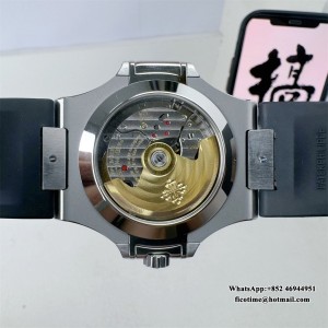 PPF A324SC Nautilus 5726 40mm Blue Dial Blue Rubber Strap - Image 6