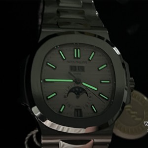 PPF A324SC Nautilus 5726 40mm White Dial SS Bracelet - Image 4