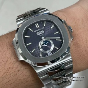 PPF A324SC Nautilus 5726 40mm Grey Dial SS Bracelet - Image 8