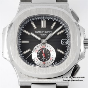 PPF A28-520 Nautilus 5980 40.5mm Black Dial SS Bracelet - Image 3