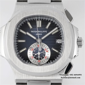 PPF A28-520 Nautilus 5980 40.5mm Blue Dial SS Bracelet - Image 4