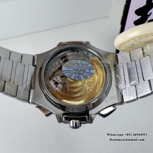 PPF A28-520 Nautilus 5980 40.5mm White Dial SS Bracelet - Image 5