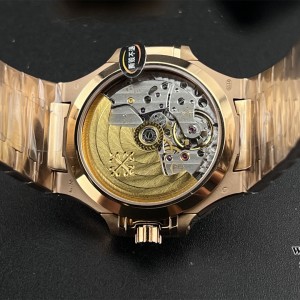 PPF A324SC Nautilus 7118 35.2mm Diamond Bezel RG White Dial RG Bracelet - Image 3