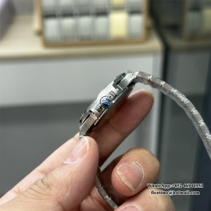 3KF A324SC Nautilus 7118 35.2mm Diamond Bezel White Dial SS Bracelet - Image 2