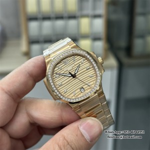 3KF A324SC Nautilus 7118 35.2mm Diamond Bezel RG RG Dial RG Bracelet - Image 5