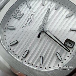 3KF A324SC Nautilus 7118 35.2mm White Dial SS Bracelet - Image 3