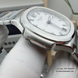 3KF A324SC Nautilus 7118 35.2mm White Dial SS Bracelet - Image 4