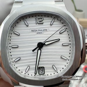 3KF A324SC Nautilus 7118 35.2mm White Dial SS Bracelet - Image 9