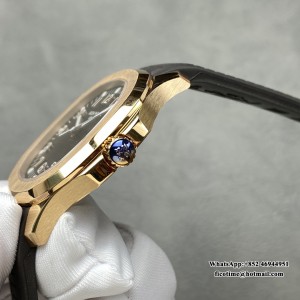 3KF A330SC Aquanaut 5167 40mm RG Brown Dial Brown Rubber Strap - Image 2