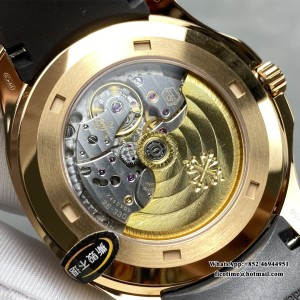 3KF A330SC Aquanaut 5167 40mm RG Brown Dial Brown Rubber Strap - Image 3