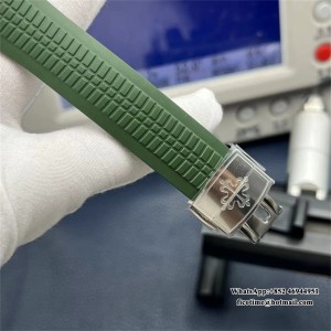 3KF A330SC Aquanaut 5168 42mm Green Dial Green Rubber Strap - Image 2